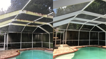 Before and After effects of Power Washing