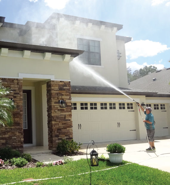 Power Washing House