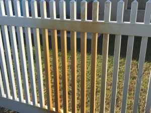 HeatWave Pressure Washing Fence Dirty and Rusty