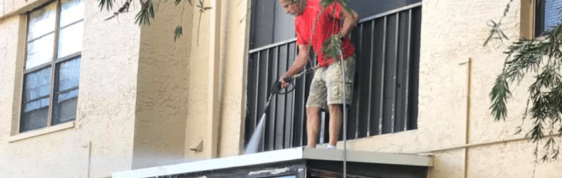 Power Cleaning Balcony